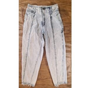 Vintage 80's Acid Wash 29/28 M High Rise Jeans